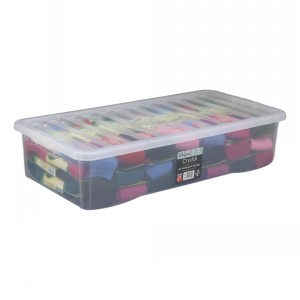 Wham Crystal Plastic Storage Box & Lid Size 13 (42 Litre)